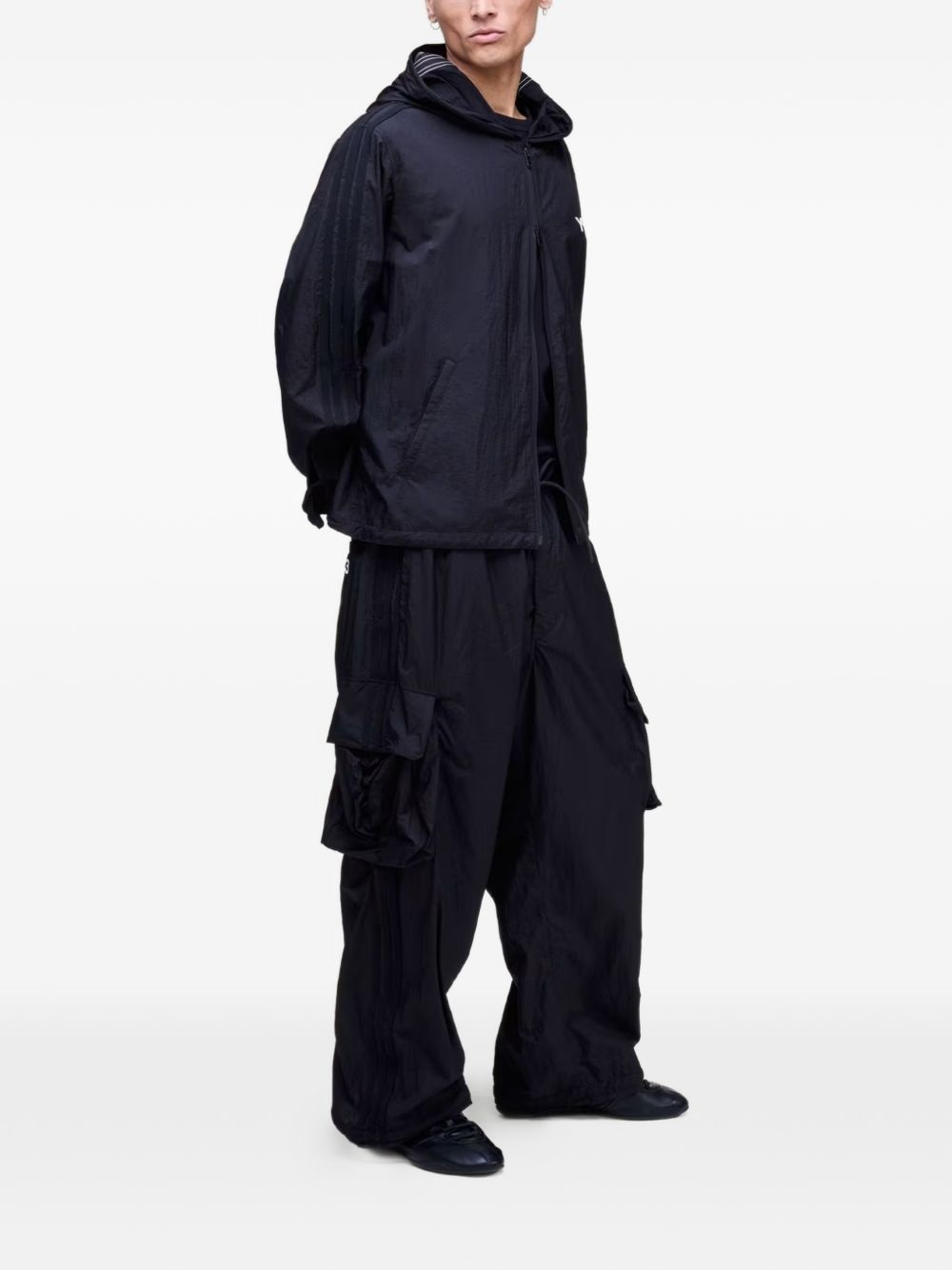 Y-3 Logo zipped hoodie