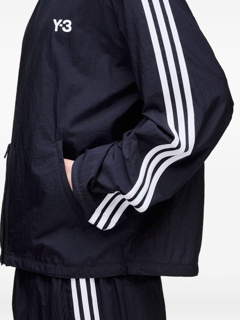Y-3 Logo zipped hoodie