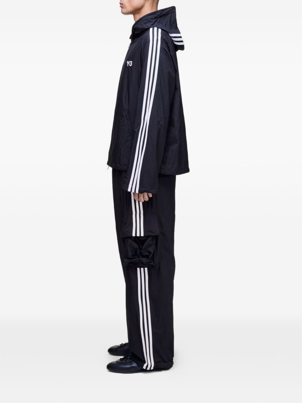 Y-3 Logo zipped hoodie
