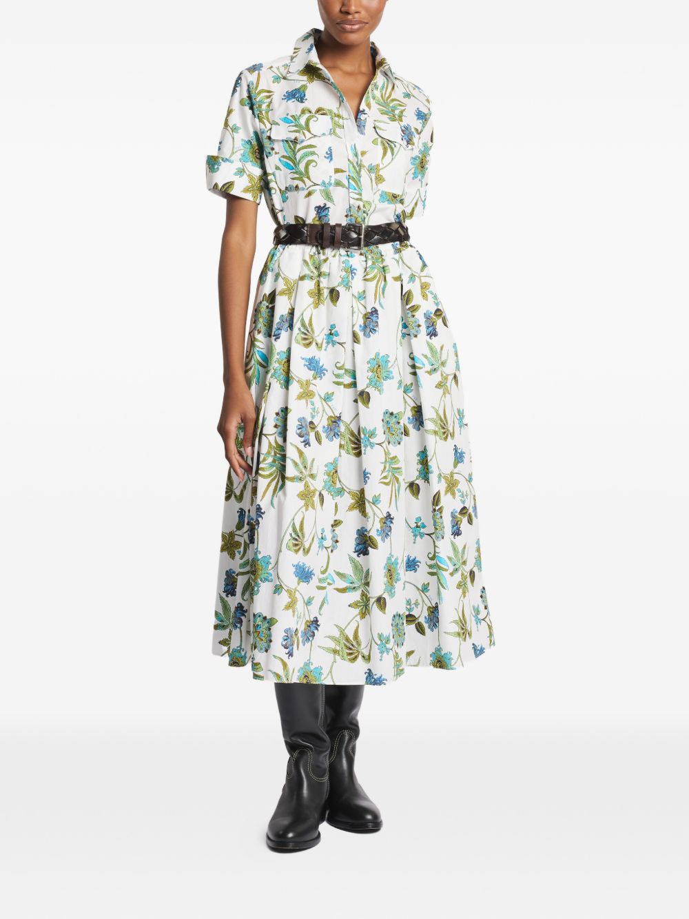 Fay Printed cotton skirt
