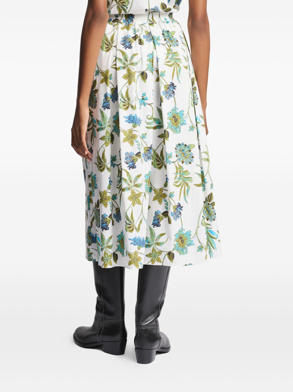 Fay Printed cotton skirt