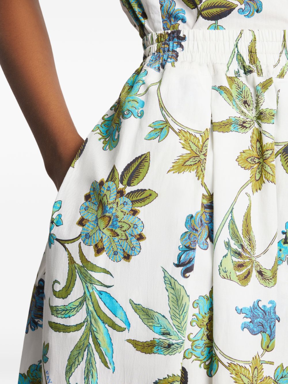 Fay Printed cotton skirt