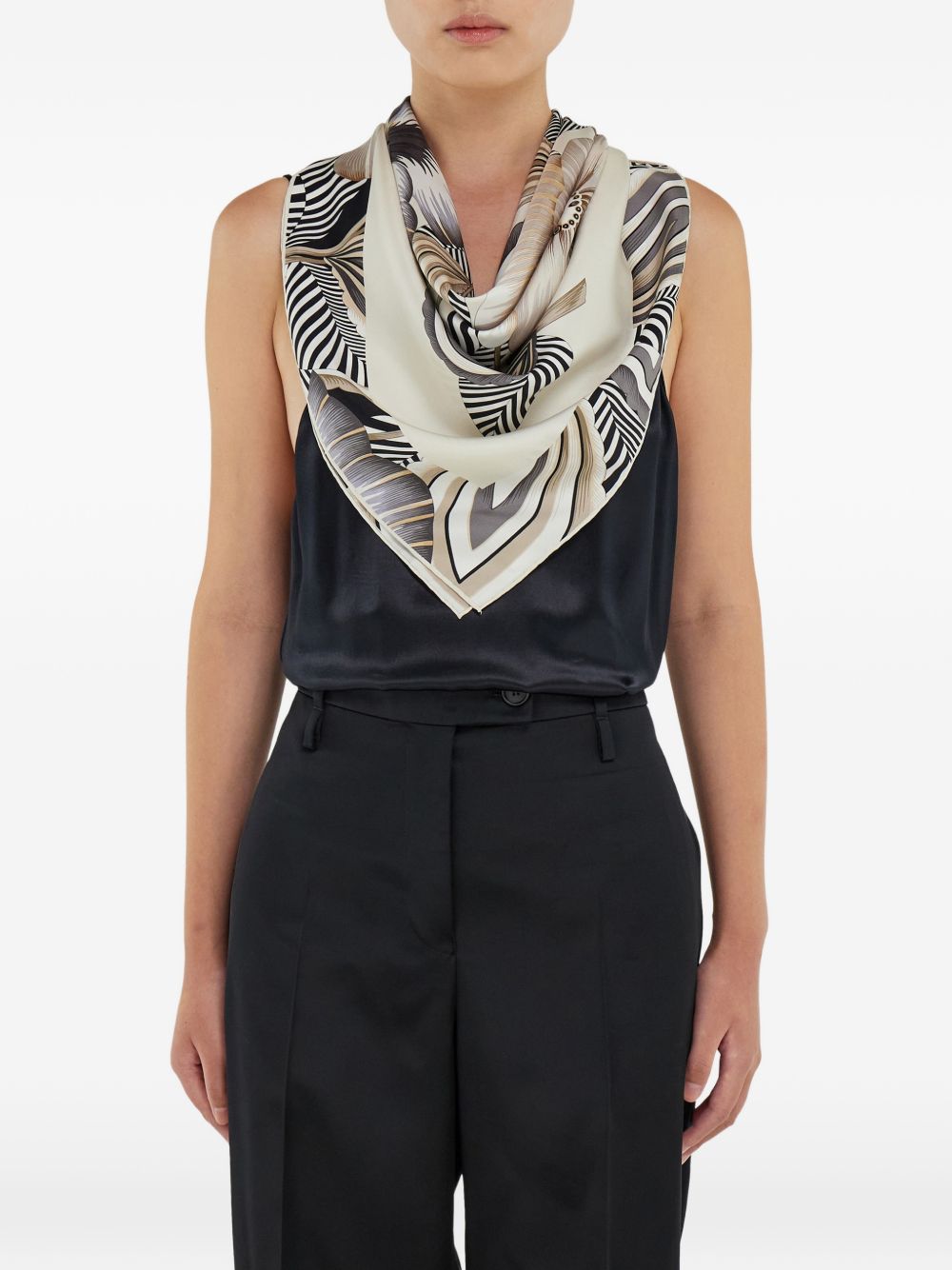 Ferragamo Scarfs Black