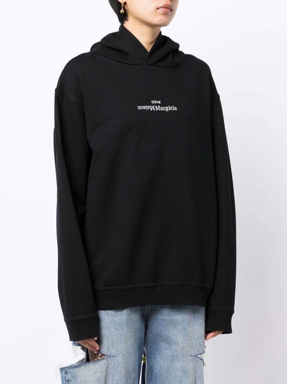 Maison Margiela Logo cotton hoodie