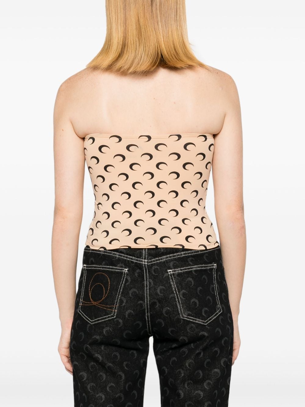 Marine Serre Moon bustier top