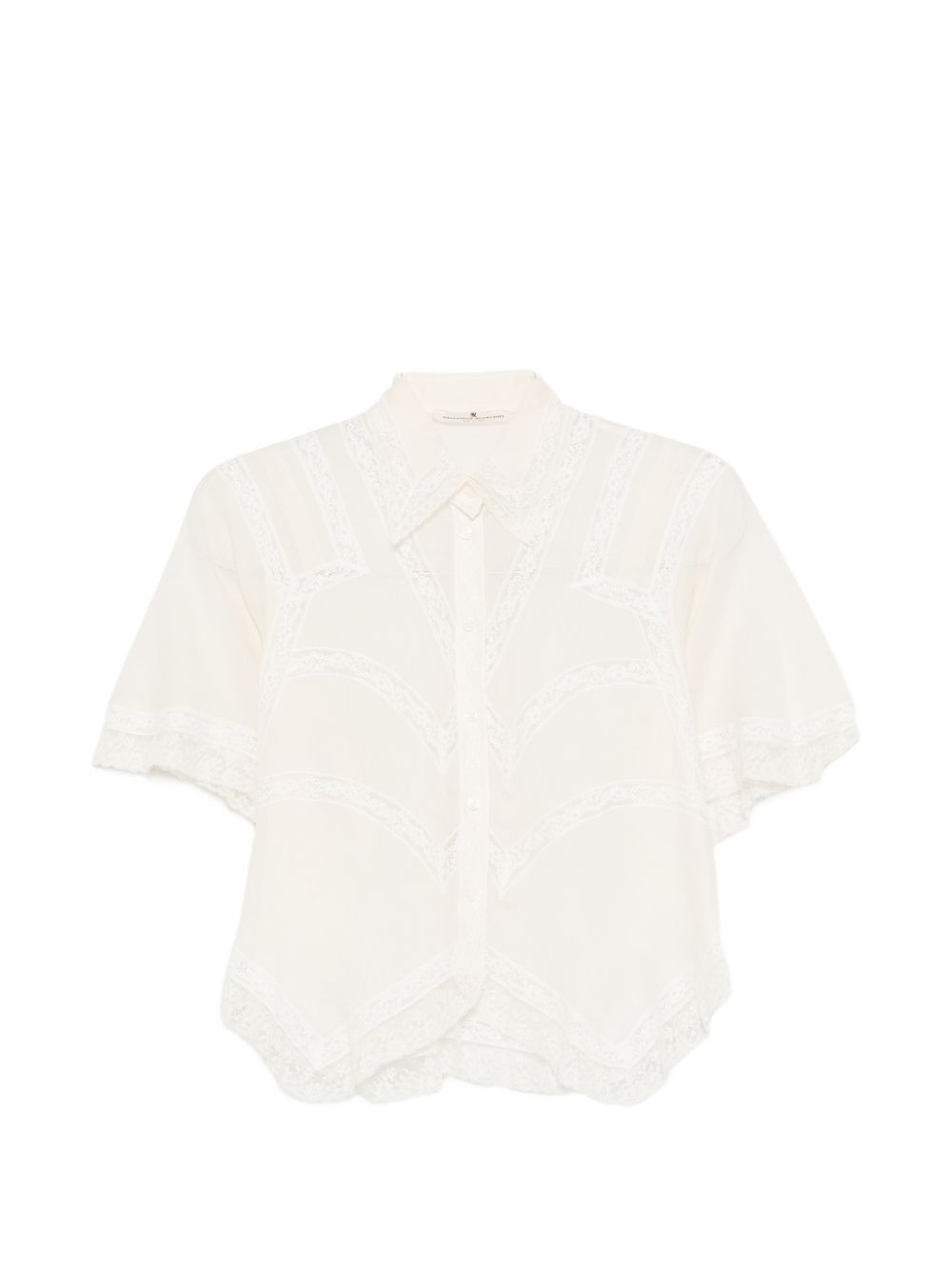 Ermanno Scervino Embroidered cotton shirt
