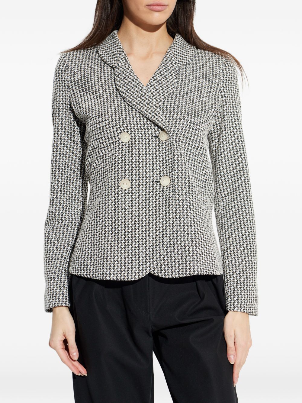 Emporio Armani Double-breasted blazer jacket