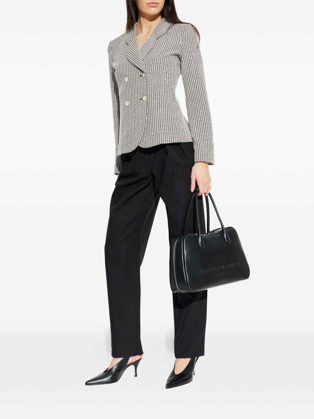 Emporio Armani Double-breasted blazer jacket