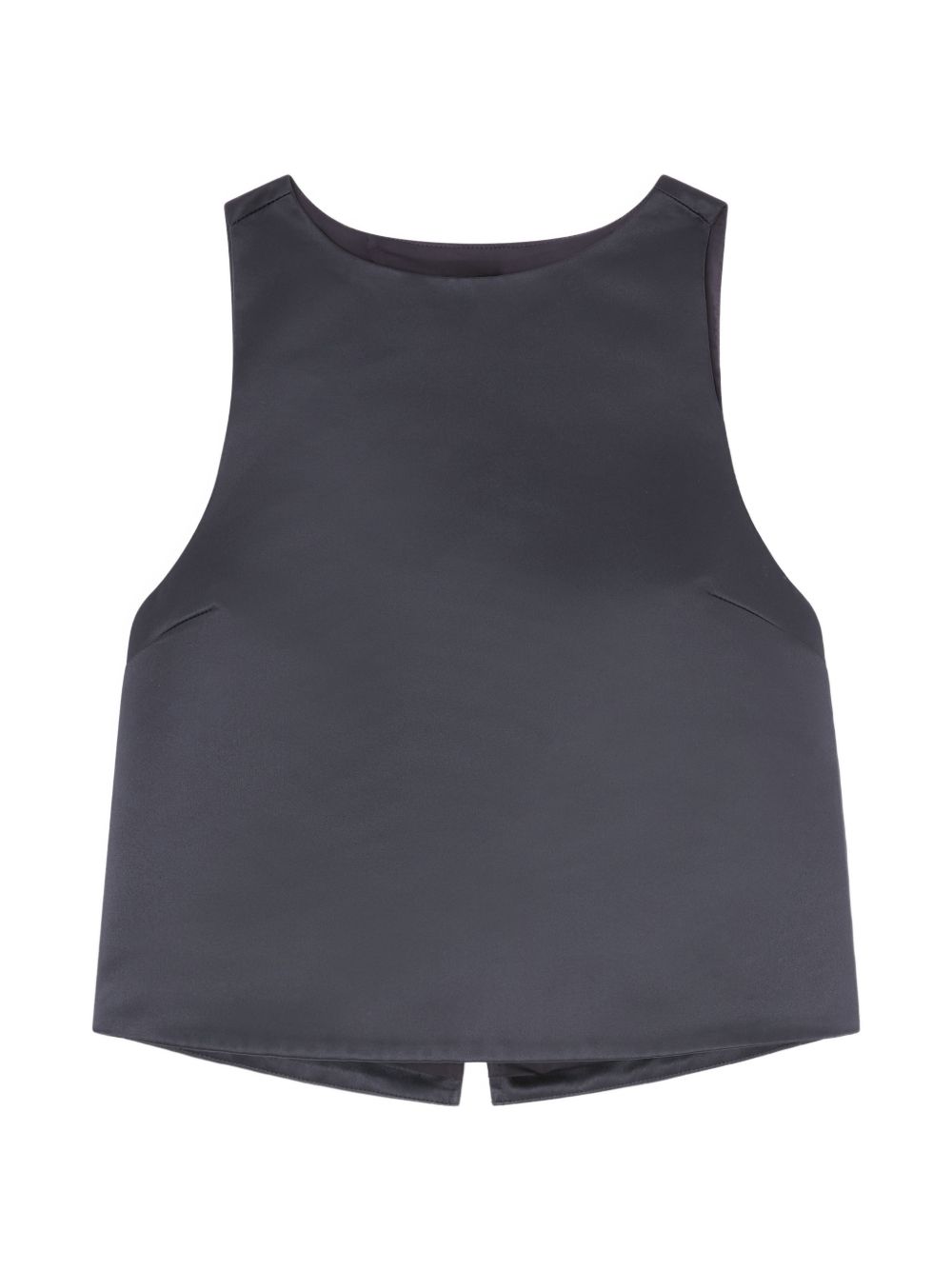 Ganni Satin tank top