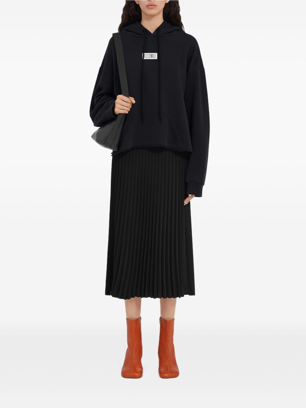 MM6 Maison Margiela Logo cotton hoodie