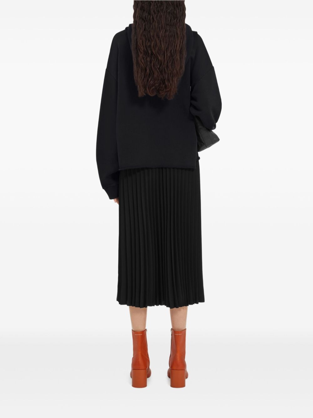 MM6 Maison Margiela Logo cotton hoodie