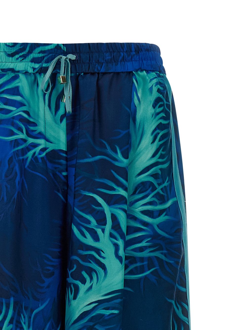 F.R.S . Printed silk trousers