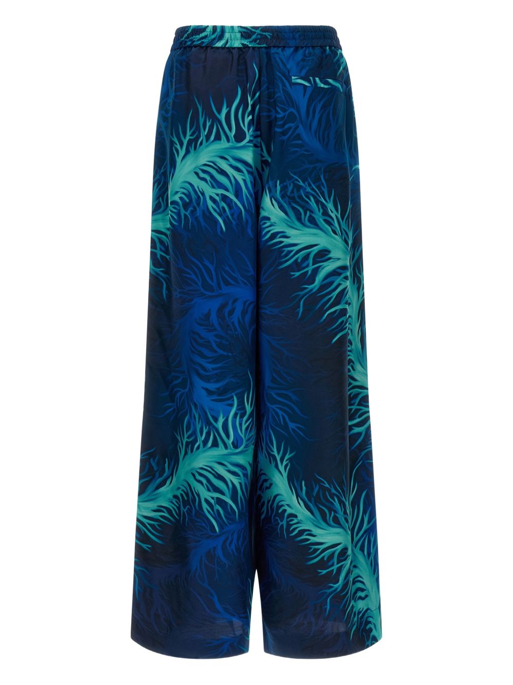 F.R.S . Printed silk trousers