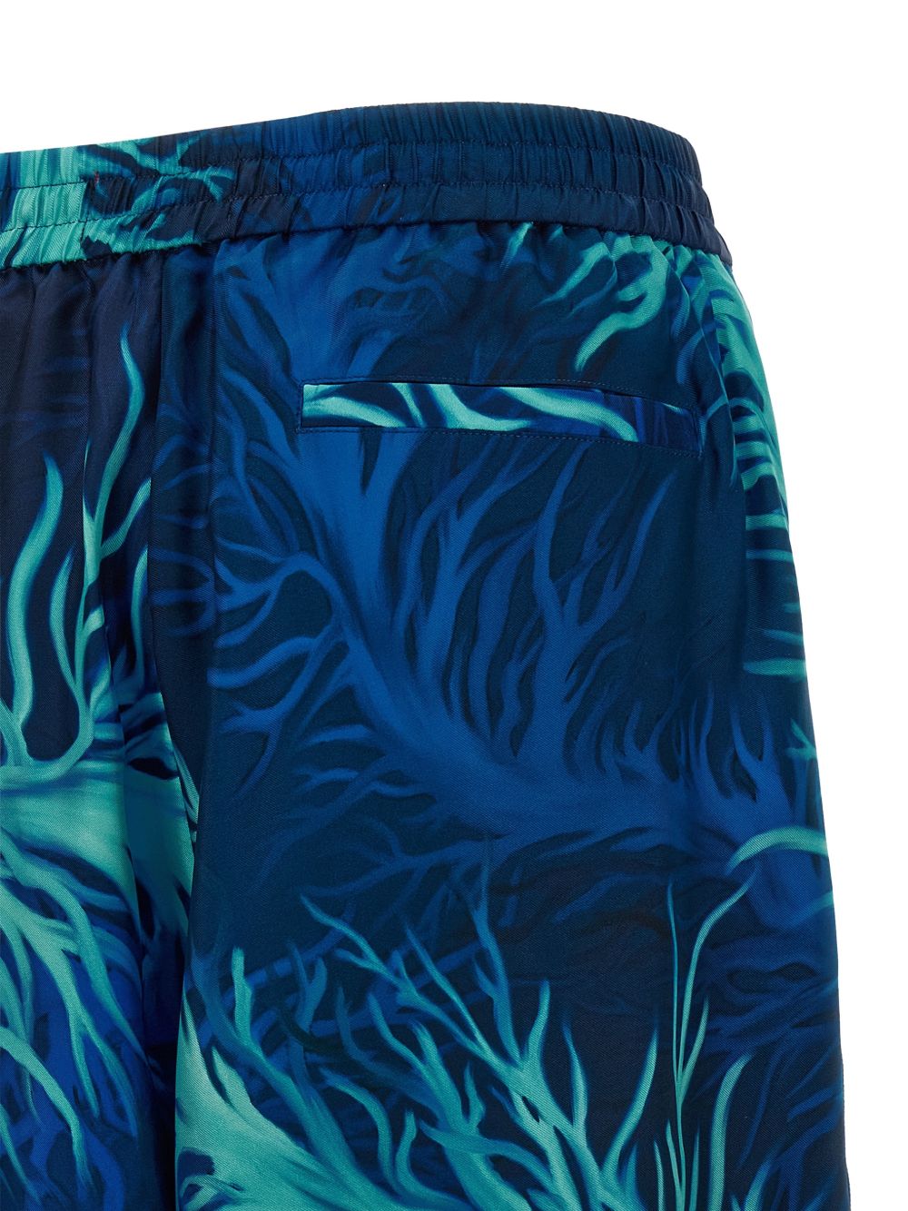 F.R.S . Printed silk trousers