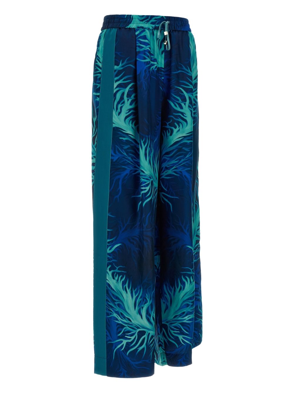 F.R.S . Printed silk trousers