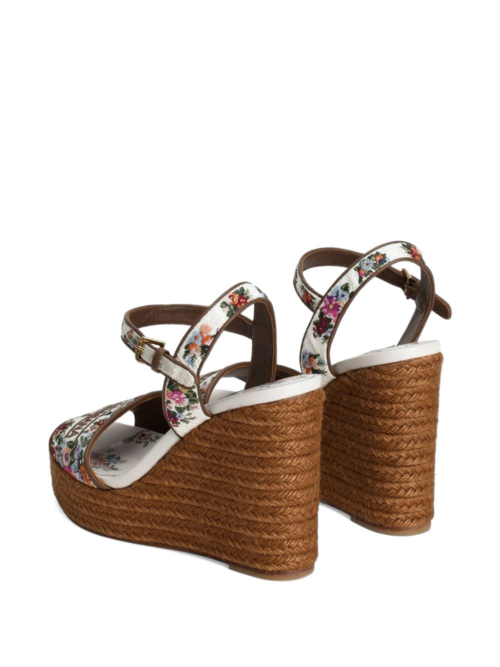 Dolce & Gabbana Nappa wedge with thread embroidery