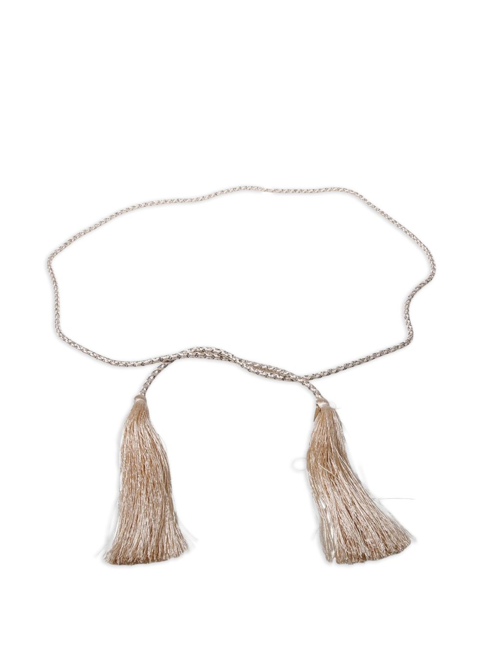 Forte Forte Crystals and tassels belt