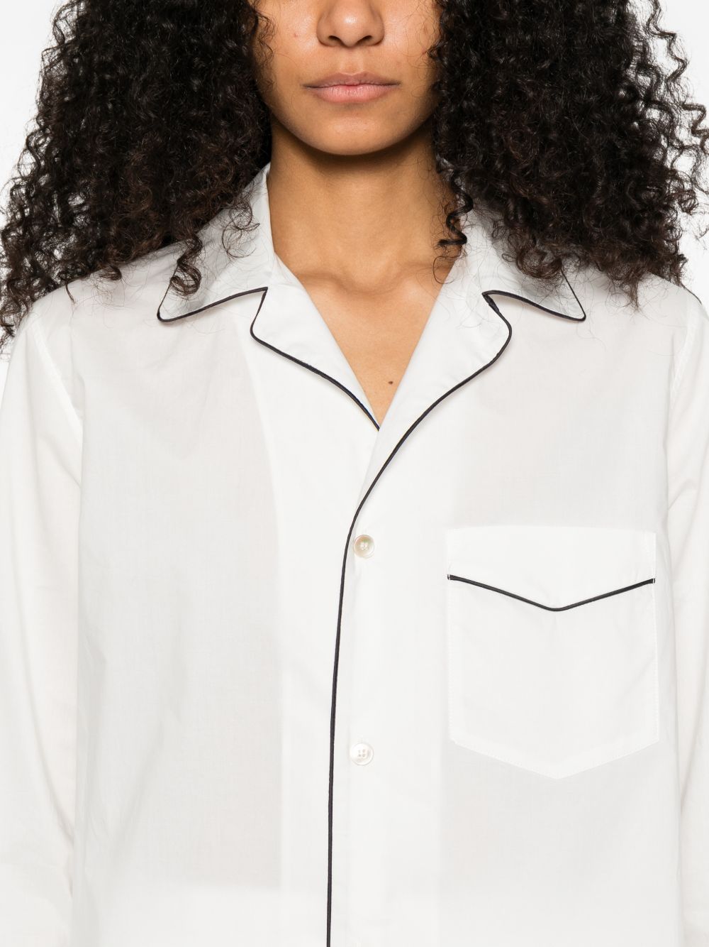 Forte Forte Cotton pajama shirt