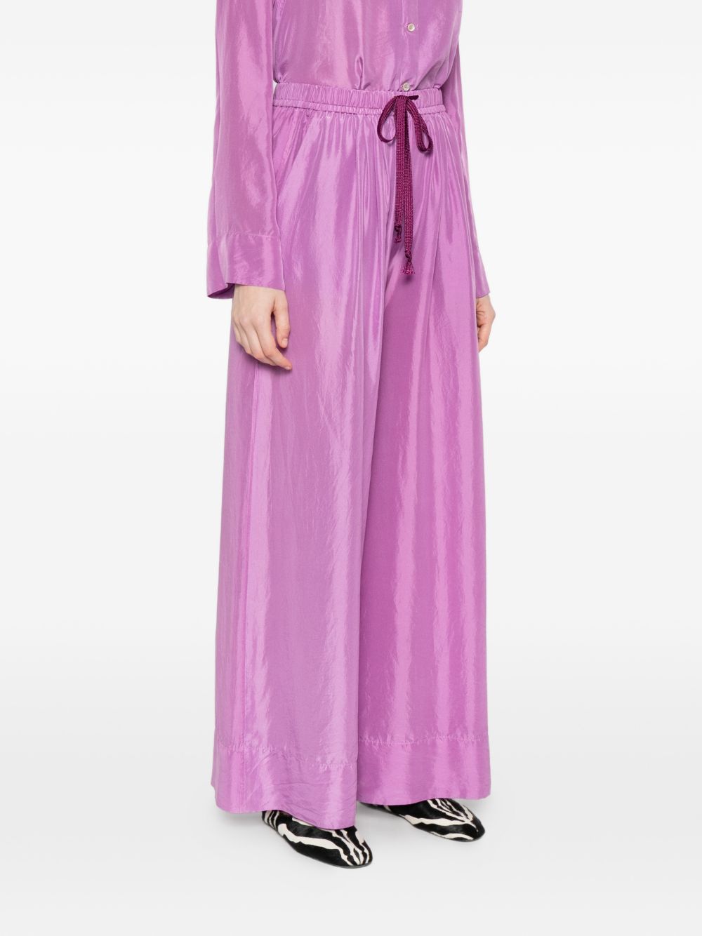 Forte Forte Silk drawstring trousers