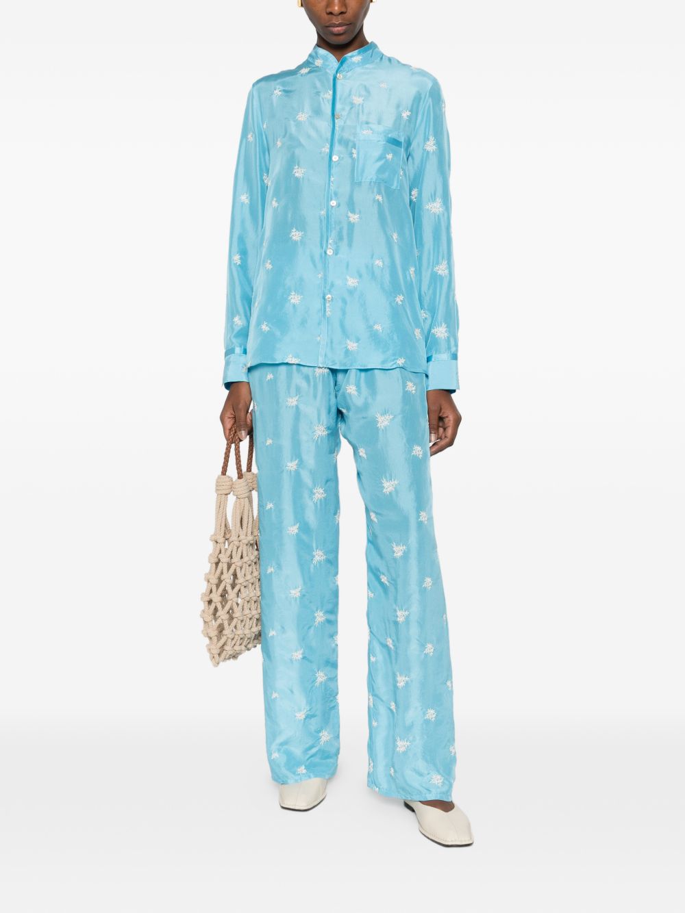 Forte Forte Embroidered silk shirt