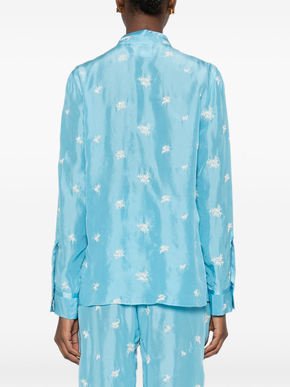 Forte Forte Embroidered silk shirt