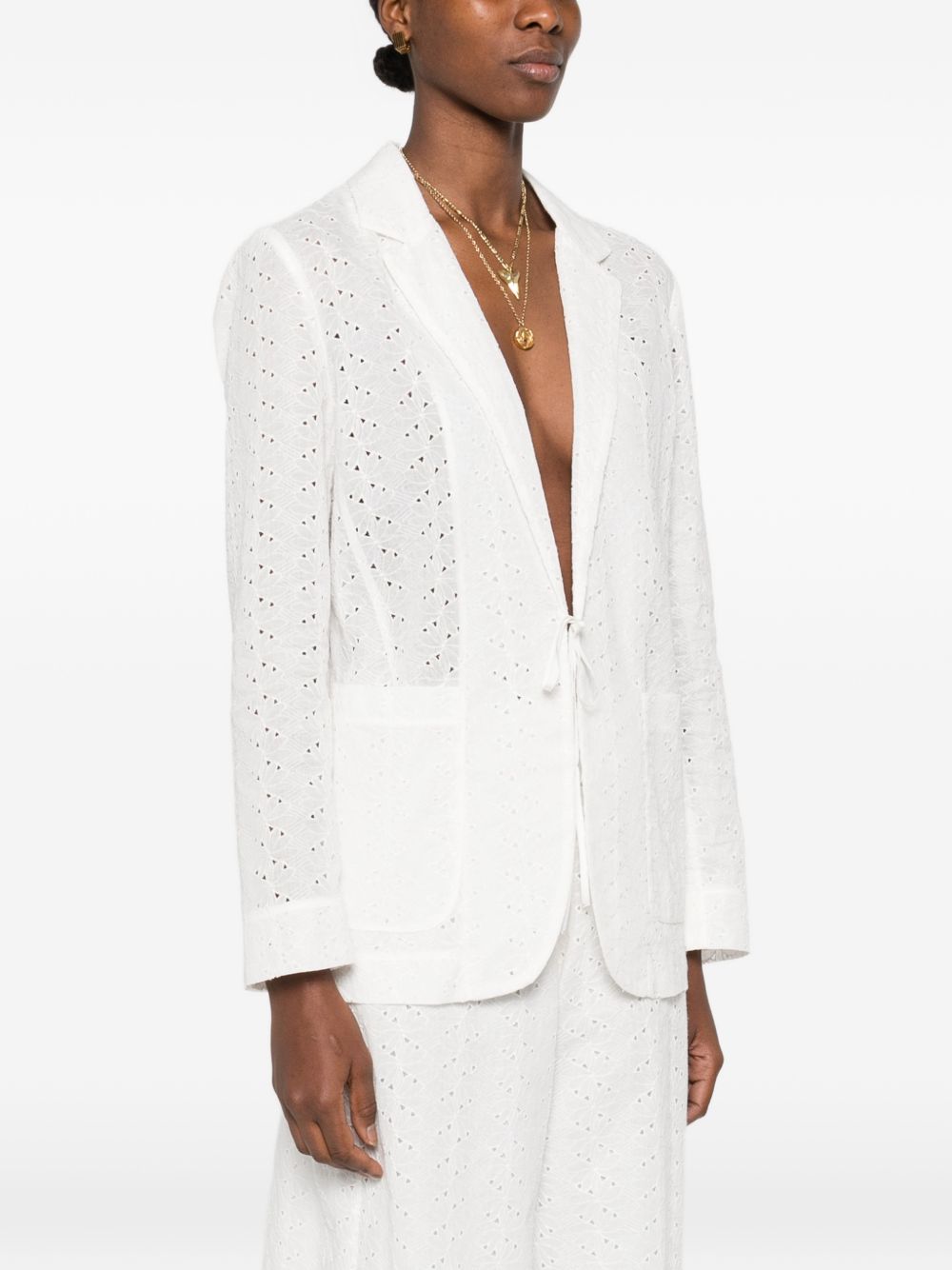 Forte Forte Embroidered cotton jacket