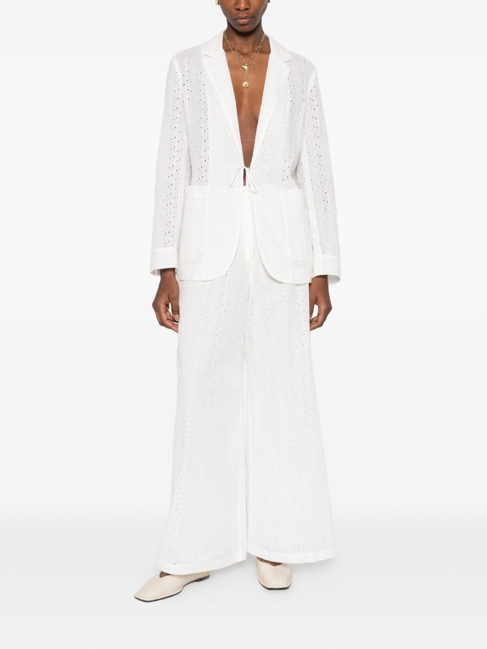 Forte Forte Embroidered cotton jacket