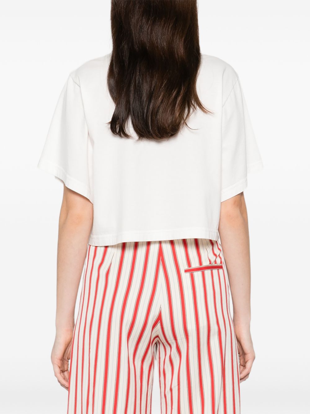 Forte Forte Embroidered cotton t-shirt