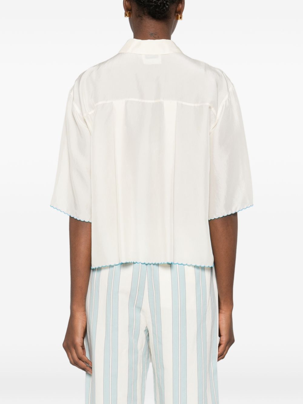 Forte Forte Embroidered silk shirt