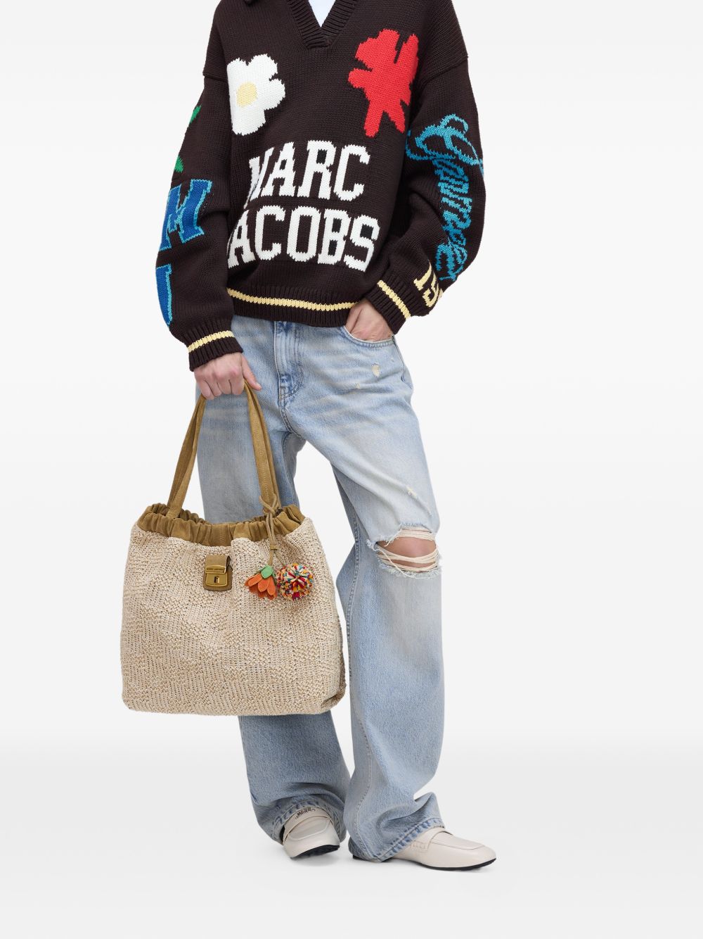 Marc Jacobs The Tote rafia tote