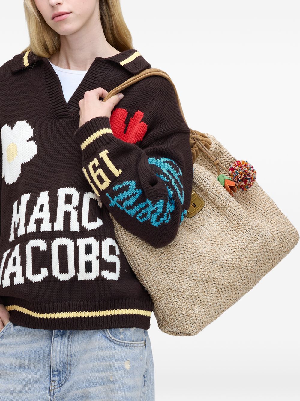 Marc Jacobs The Tote rafia tote