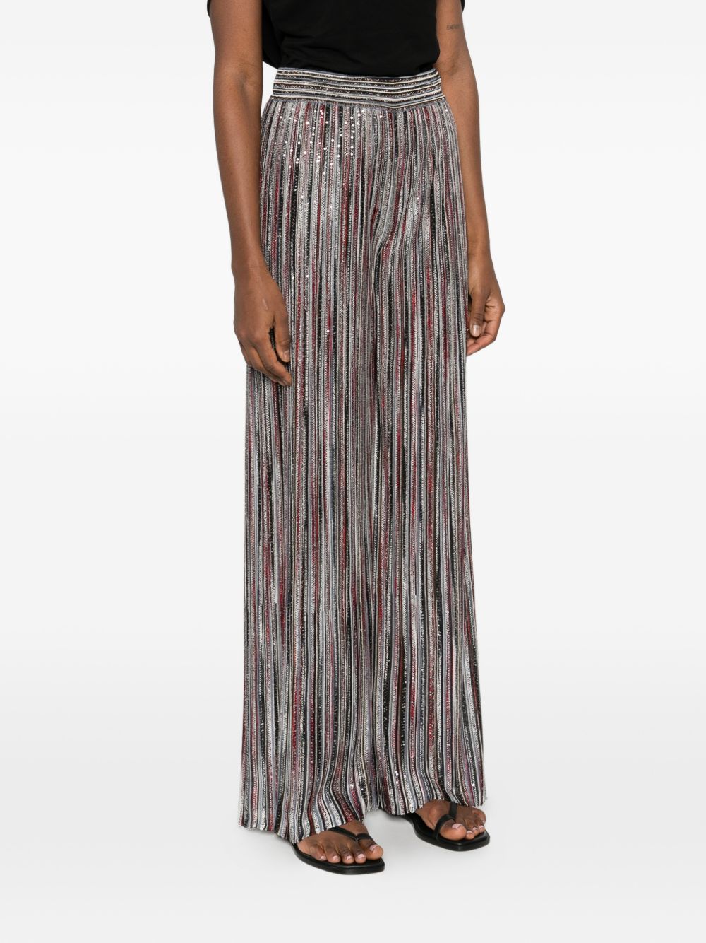 Missoni Striped wide-leg trousers