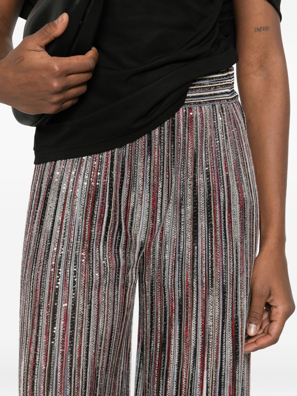 Missoni Striped wide-leg trousers
