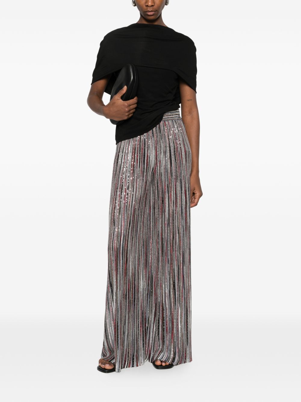 Missoni Striped wide-leg trousers