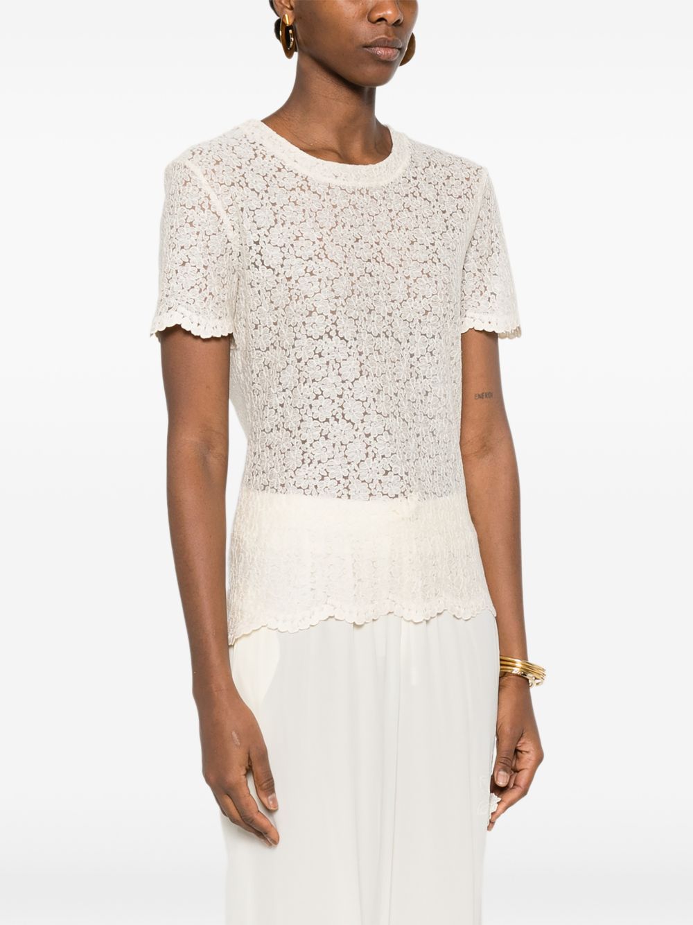 Ermanno Scervino Embroidered t-shirt