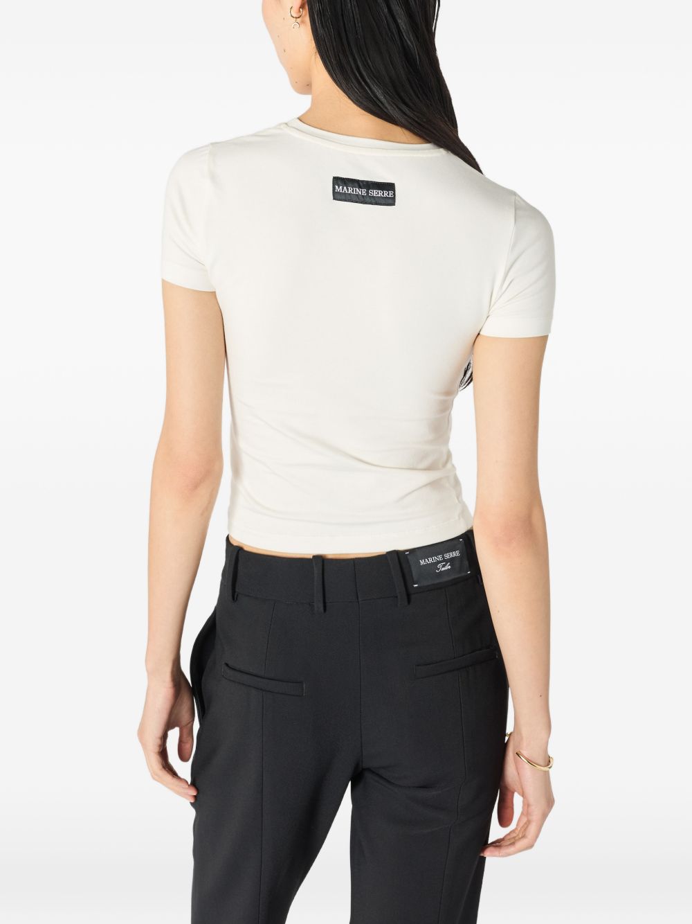 Marine Serre Logo cotton t-shirt