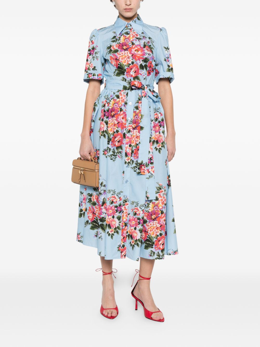 Dolce & Gabbana Flower print midi dress