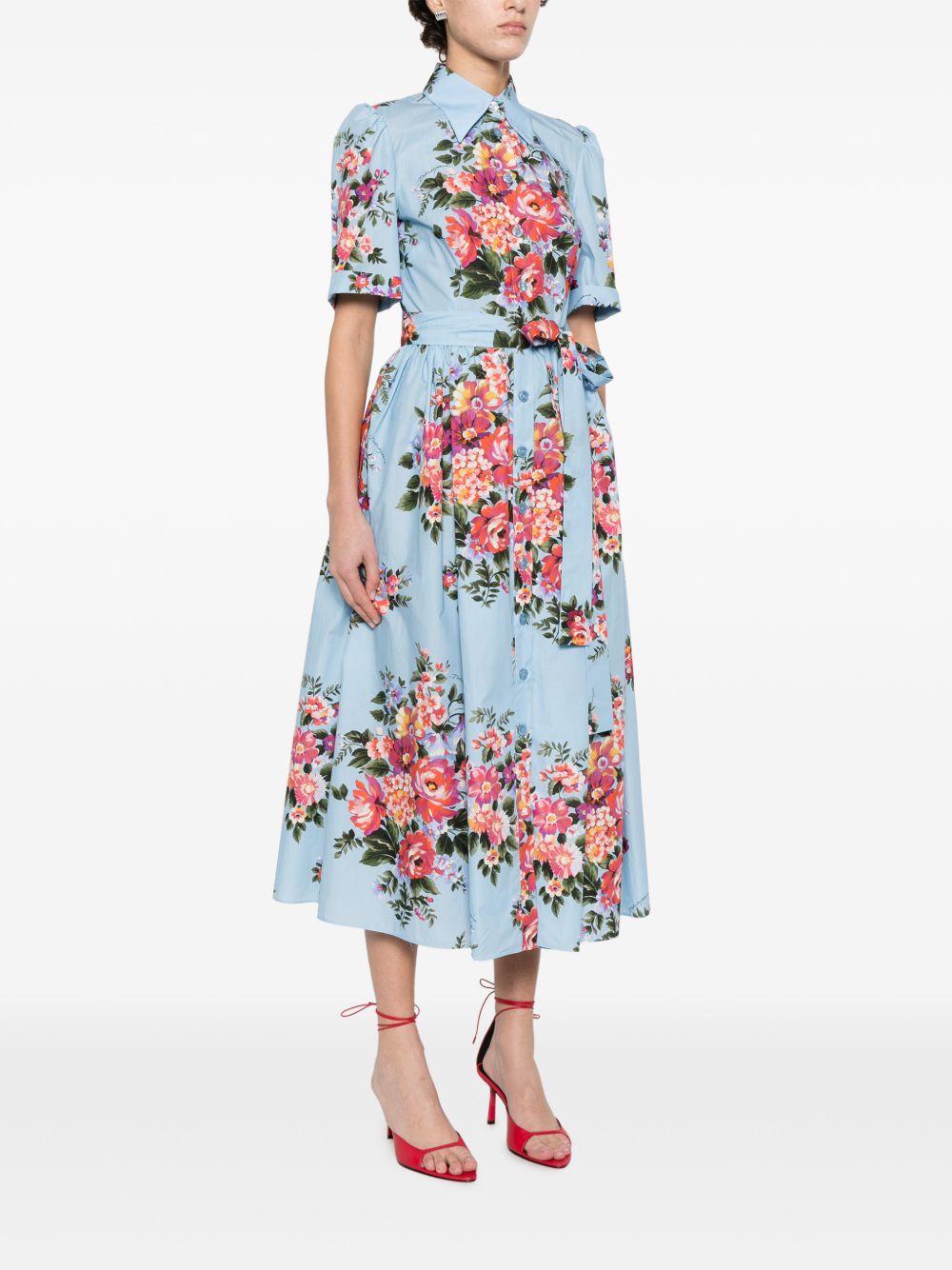 Dolce & Gabbana Flower print midi dress