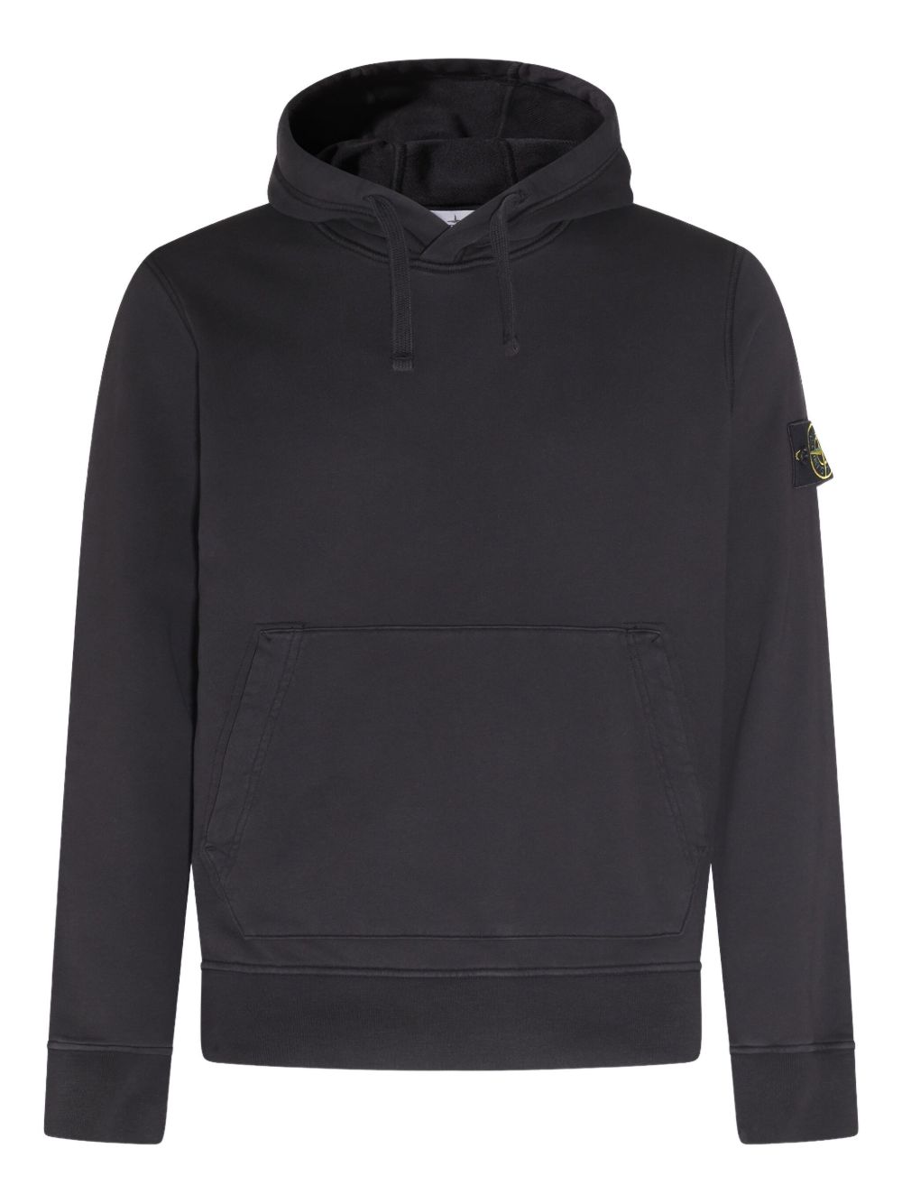 Stone Island Logo cotton hoodie