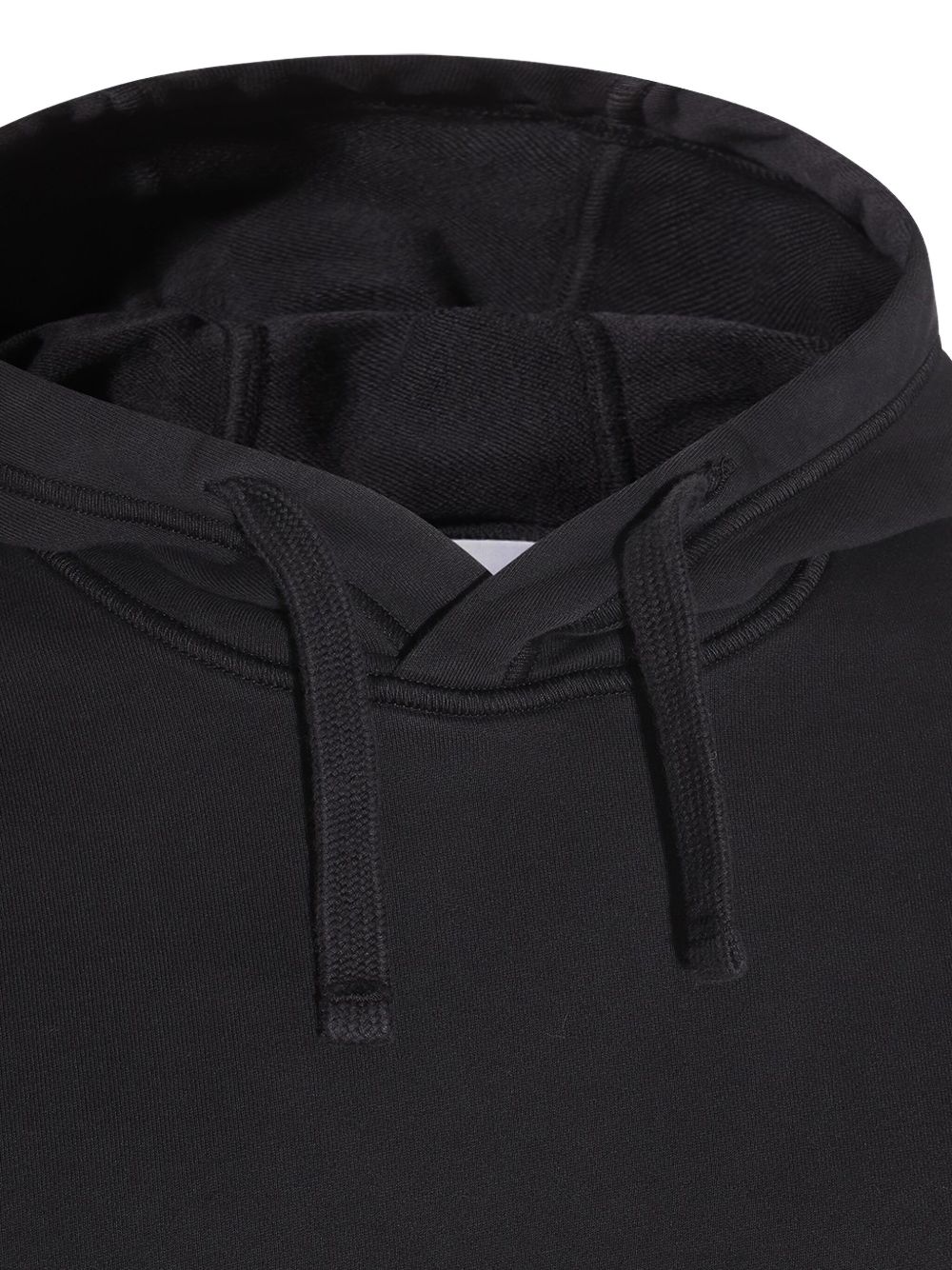 Stone Island Logo cotton hoodie