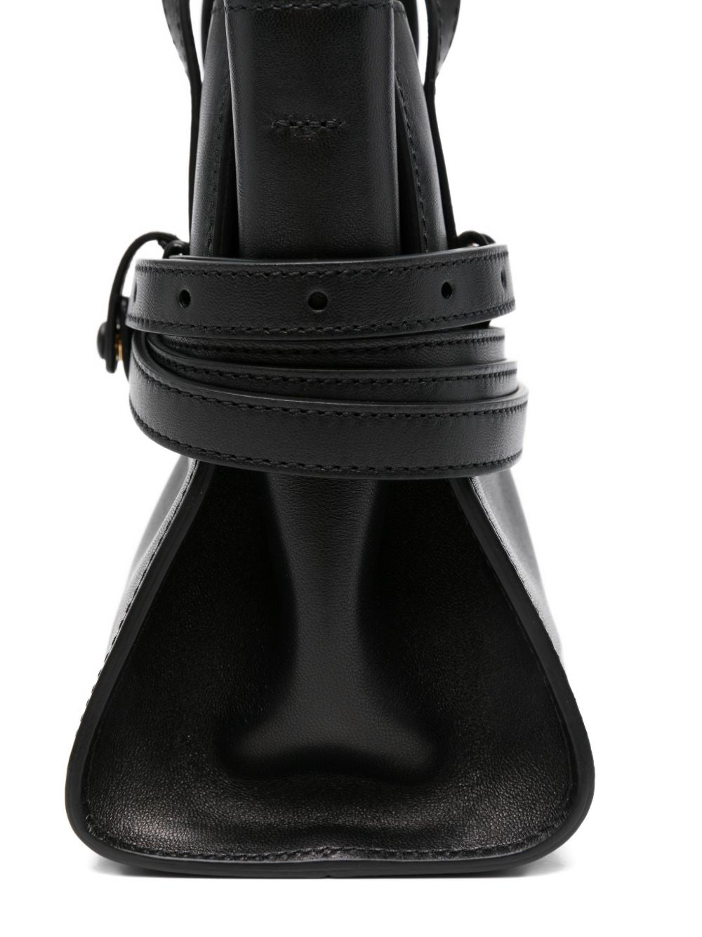 Moschino Tie Me small leather handbag