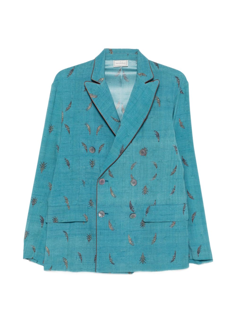 Pierre Louis Mascia Printed silk jacket