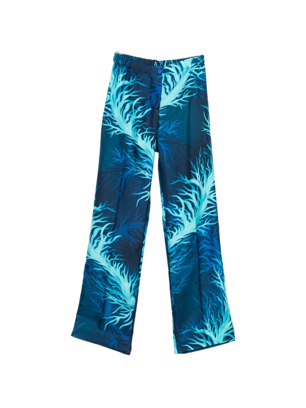 F.R.S . Printed silk trousers