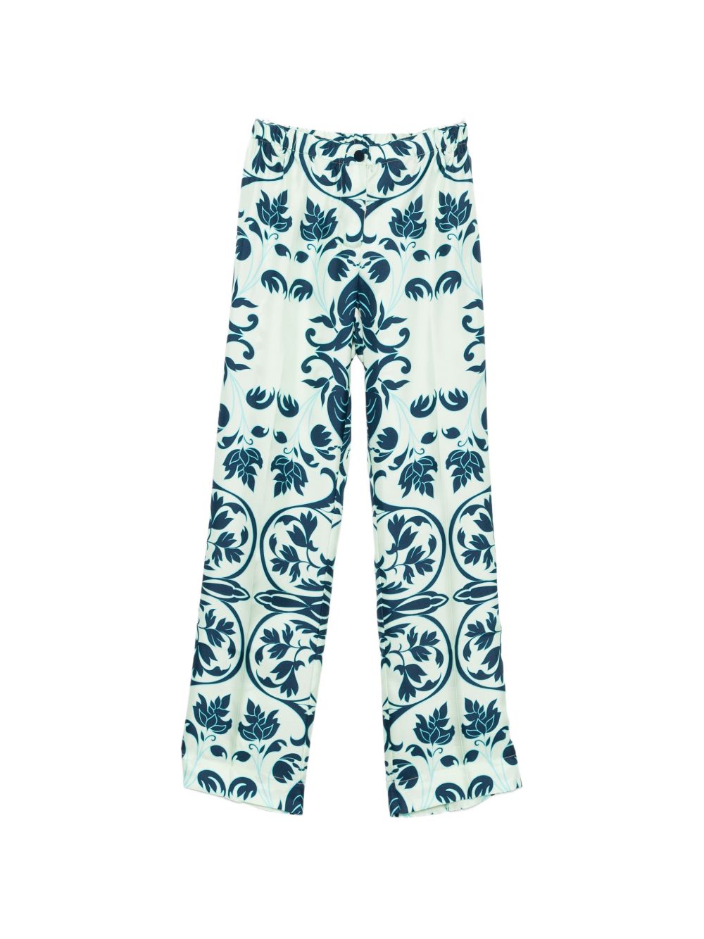 F.R.S . Printed silk trousers