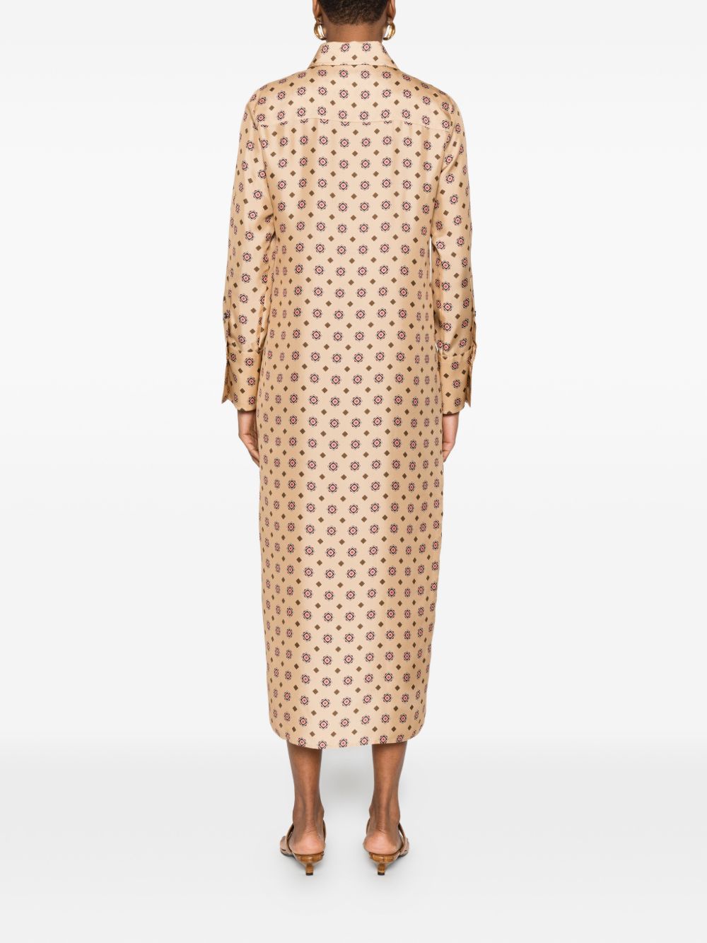 Alberto Biani Silk chemisier dress