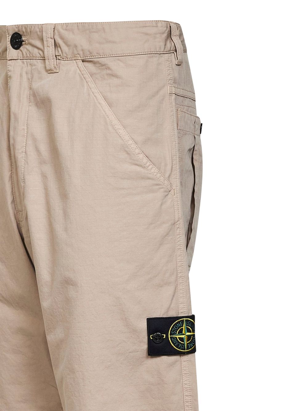 Stone Island Logo cotton trousers