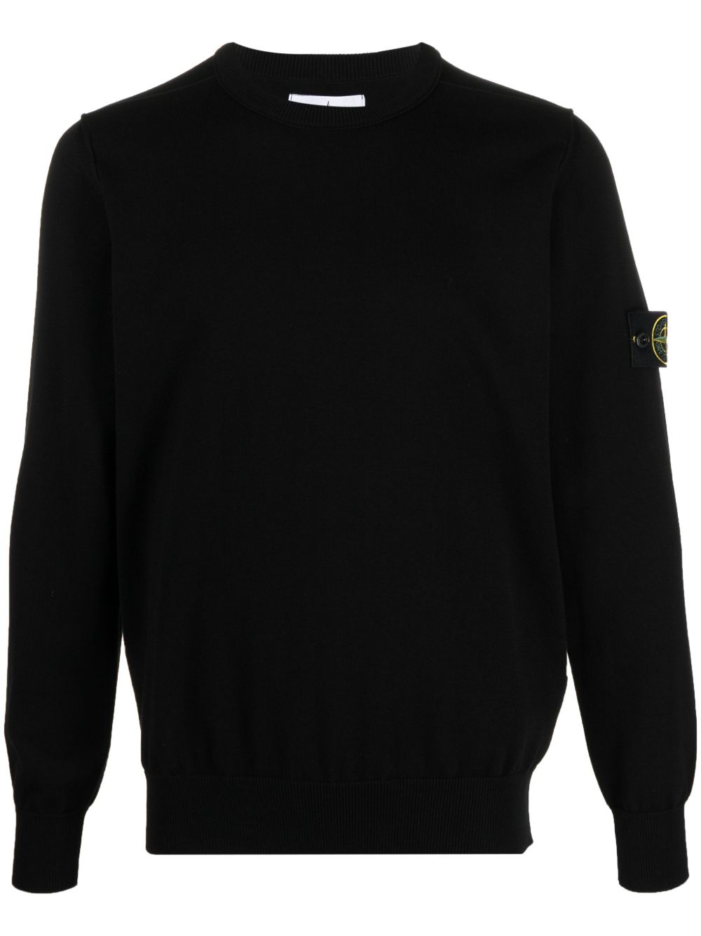 Stone Island QR code Cotton crewneck sweater
