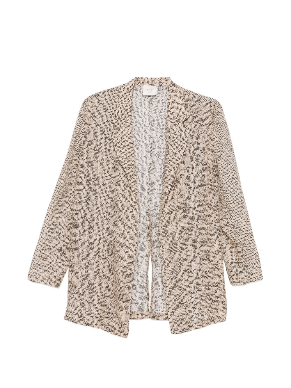 Alysi Single-breasted blazer jacket