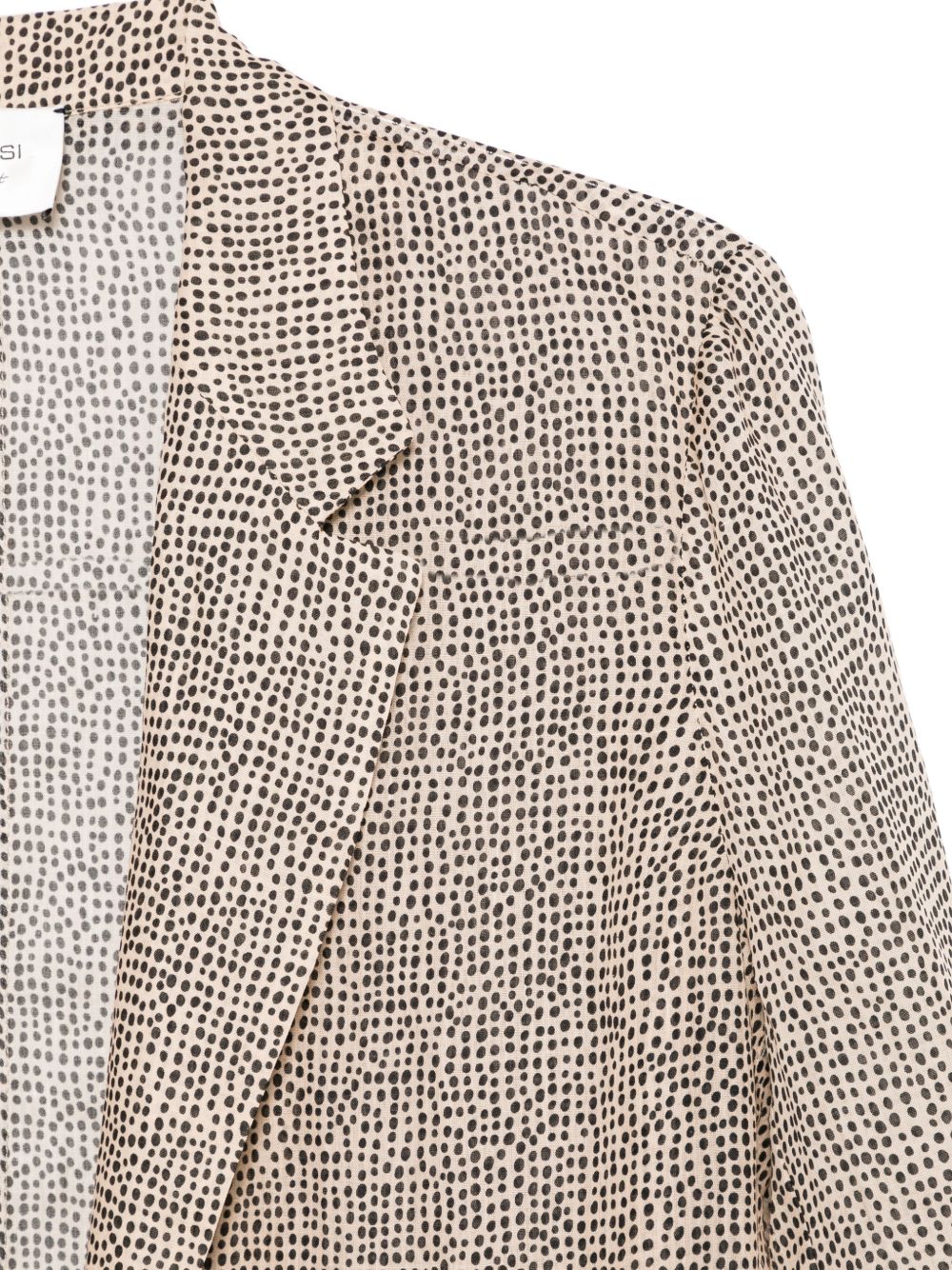 Alysi Single-breasted blazer jacket