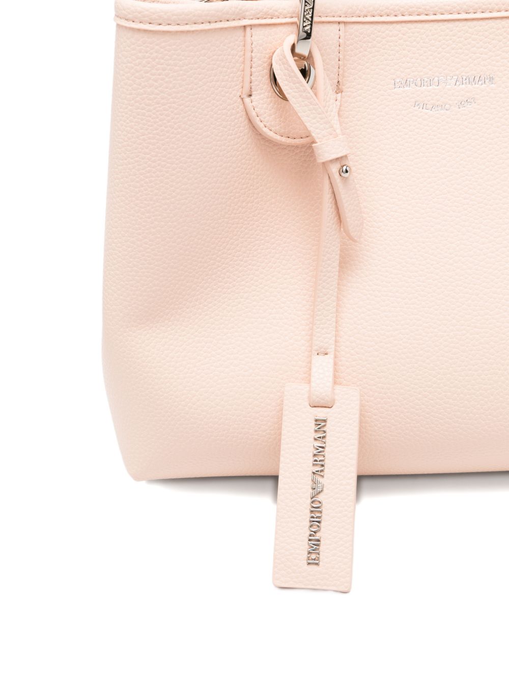Emporio Armani Small Myea Shopper Bag With Deer Print
